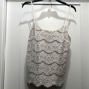 Lace white & cream camisole